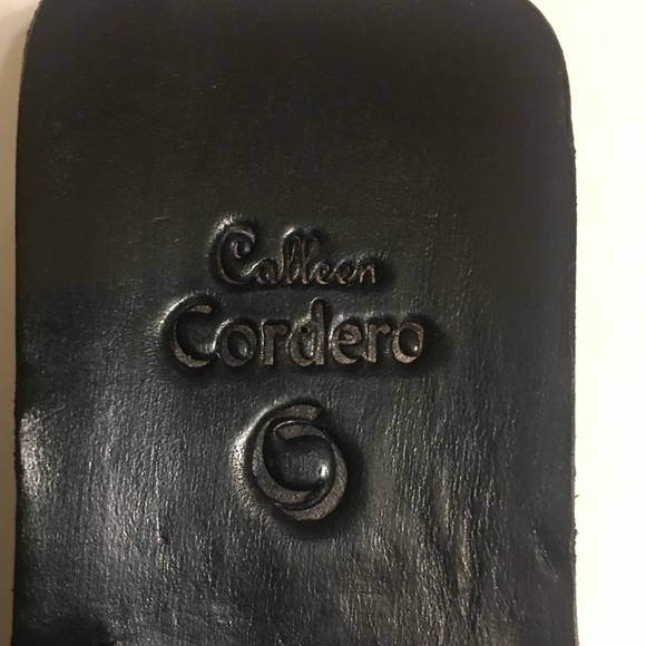 CALLEN CORDERO Leather Platform Sandals Sz 5 - Picture 9 of 12